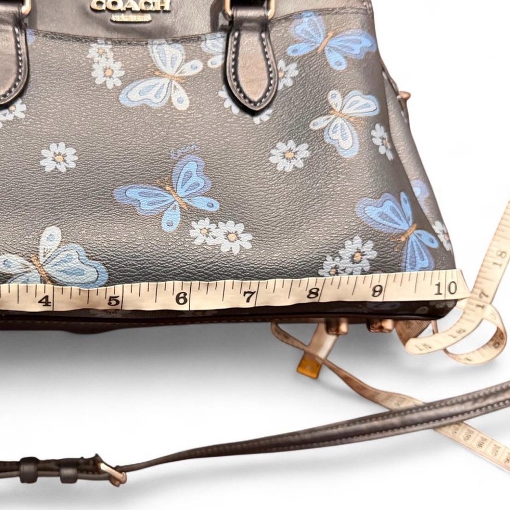 This bag is the Coach Darcie Carryall with Butterfly Print (Style No. CH212). - Picture 6 of 7